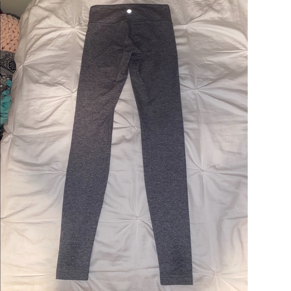 Lululemon gray wunder under leggings